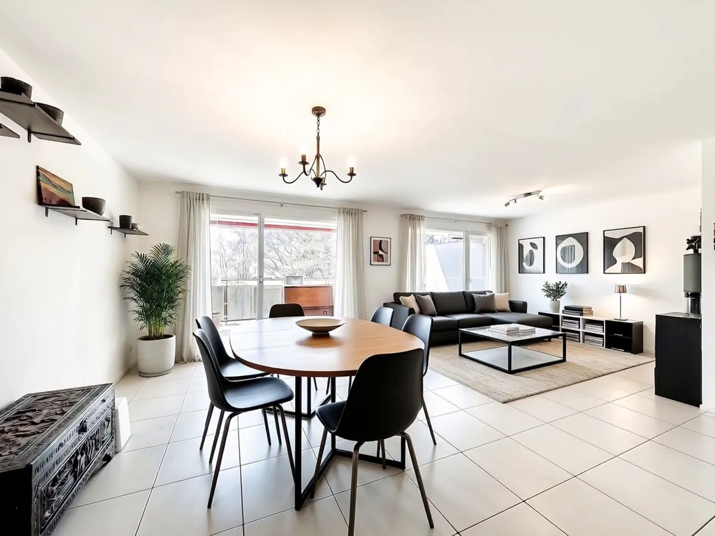 Bright 4.5-room duplex with south-facing balcony and unobstructed view - beautiful opportunity - Photo 1 of 13