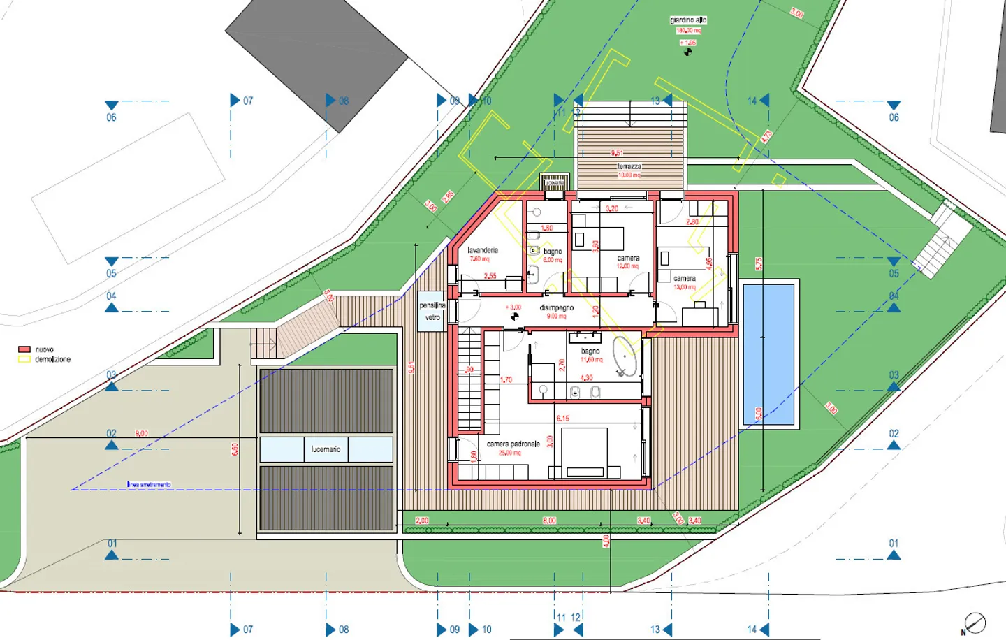 Villa contemporanea con vista lago - Foto 8 di 11