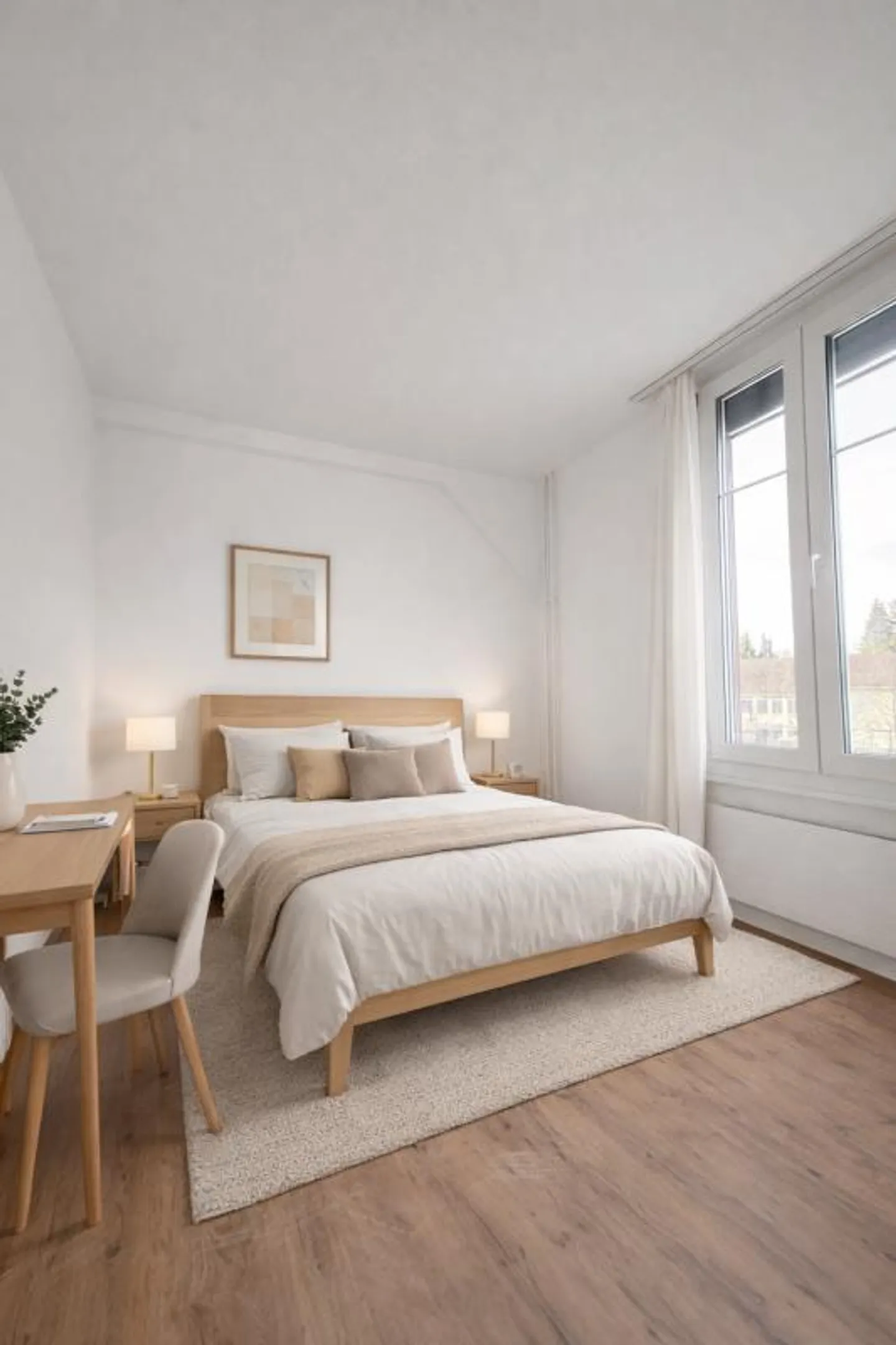 First rental: 2.5-room designer apartment with garden - Photo 7 of 9