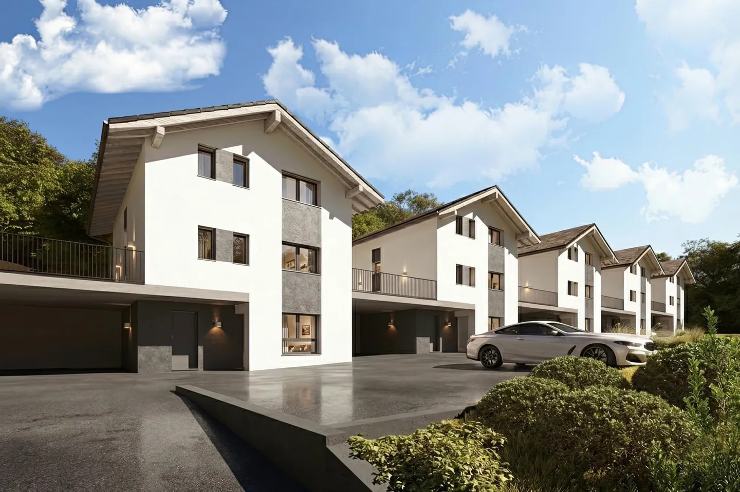 Neue Promotion "Les Collondels": 5 geräumige Familienhäuser mit 6,5 Zimmern und eigenem Studio in Surpierre - Foto 1 von 11