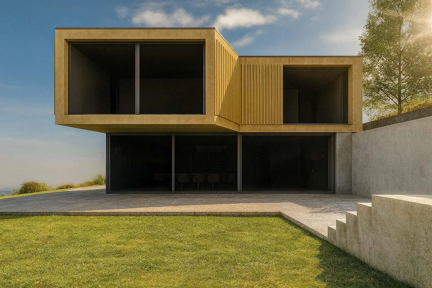 Modern single-family villa under construction with garden in Camorino - Photo 9 of 10