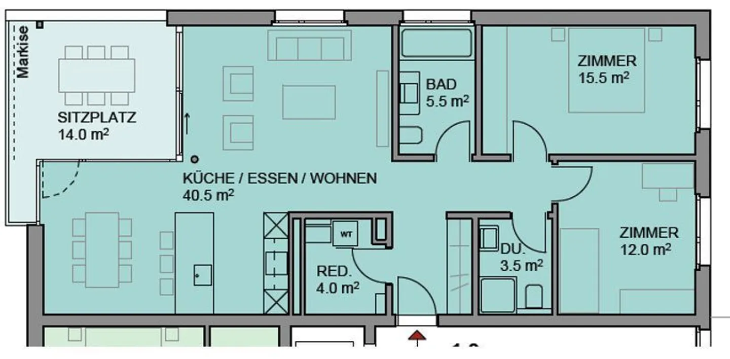 BEL APPARTAMENTO NUOVO A KLEINDÖTTINGEN - Foto 10 di 10