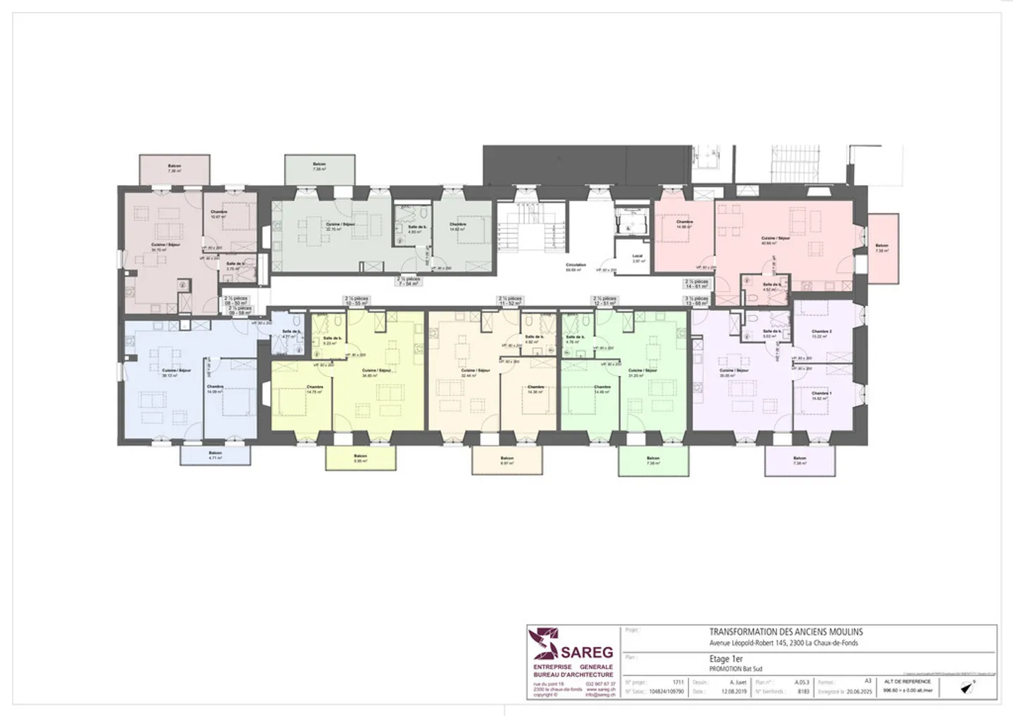 Apartment with 2.5 rooms and balcony - Photo 7 of 7