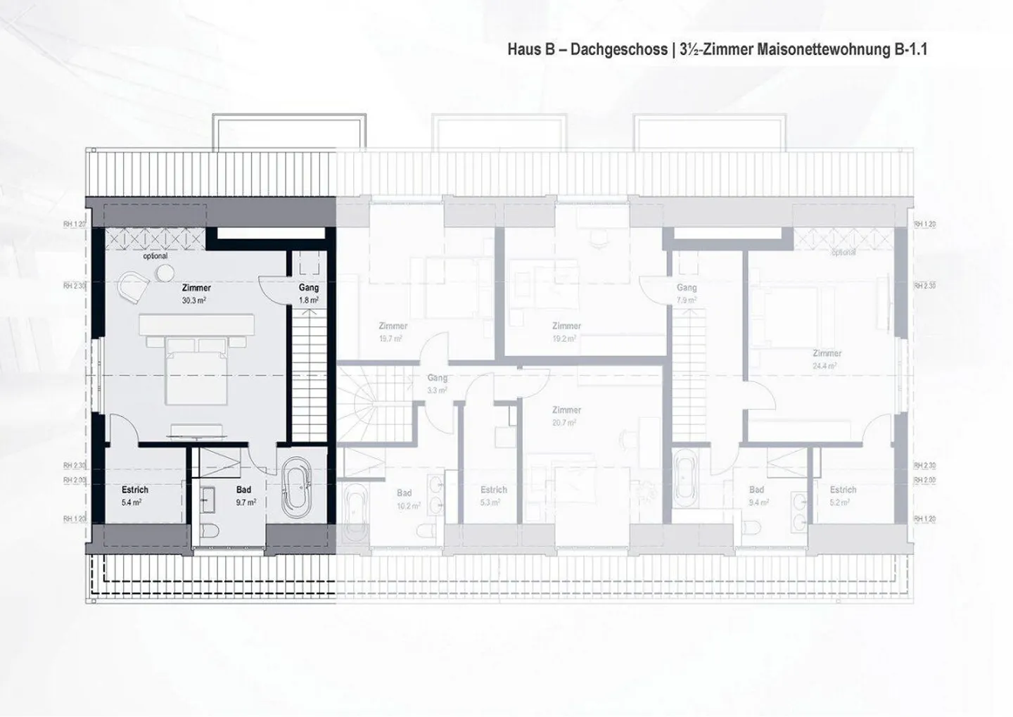 Charmante Maisonette mit Wintergarten - Foto 6 von 22