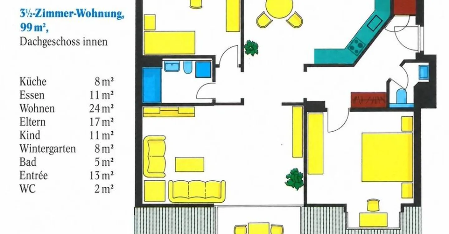 Moderne 3.5-Zimmerwohnung - Foto 9 von 9