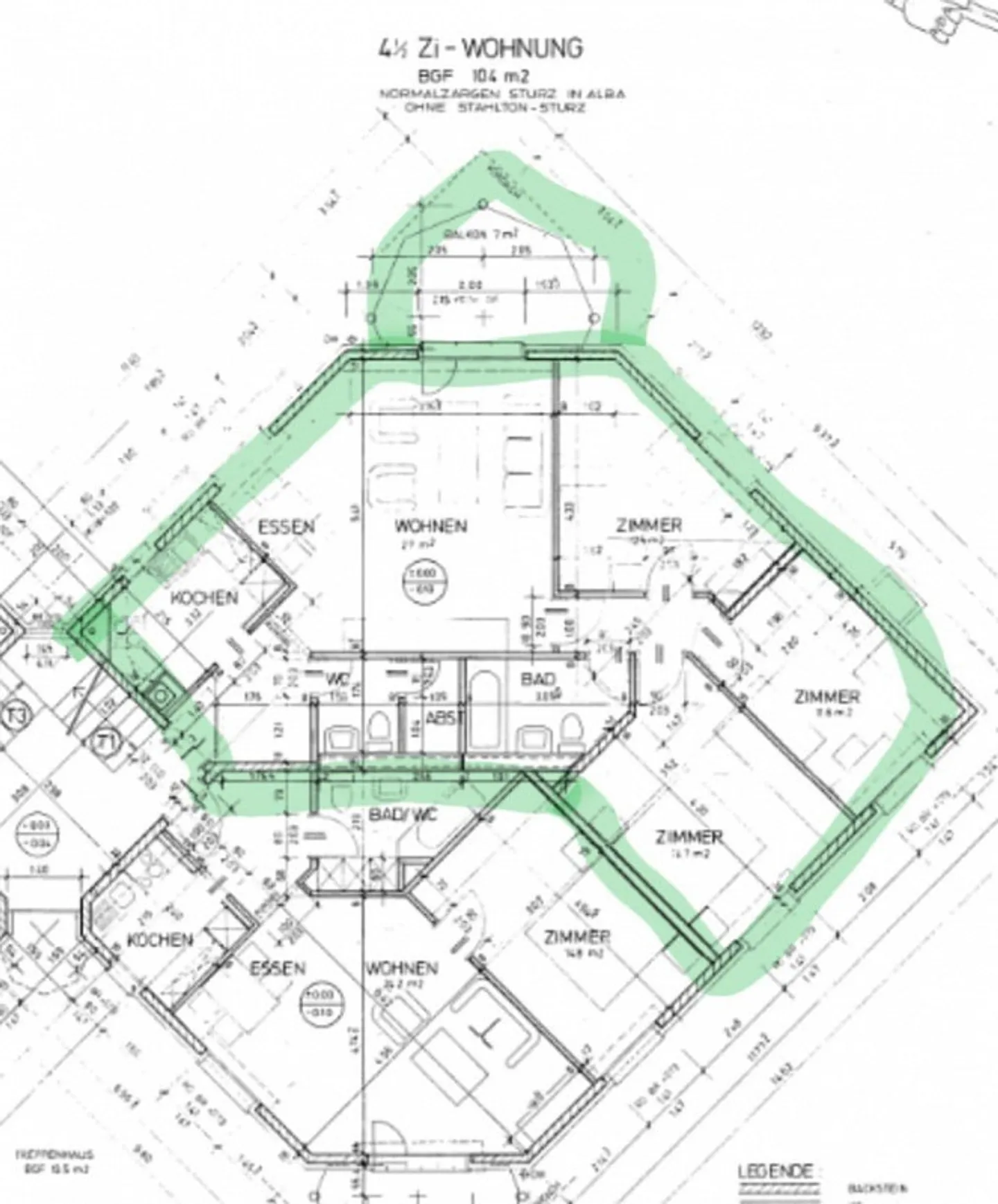 Appartamento di 4,5 stanze con giardino - Foto 9 di 9