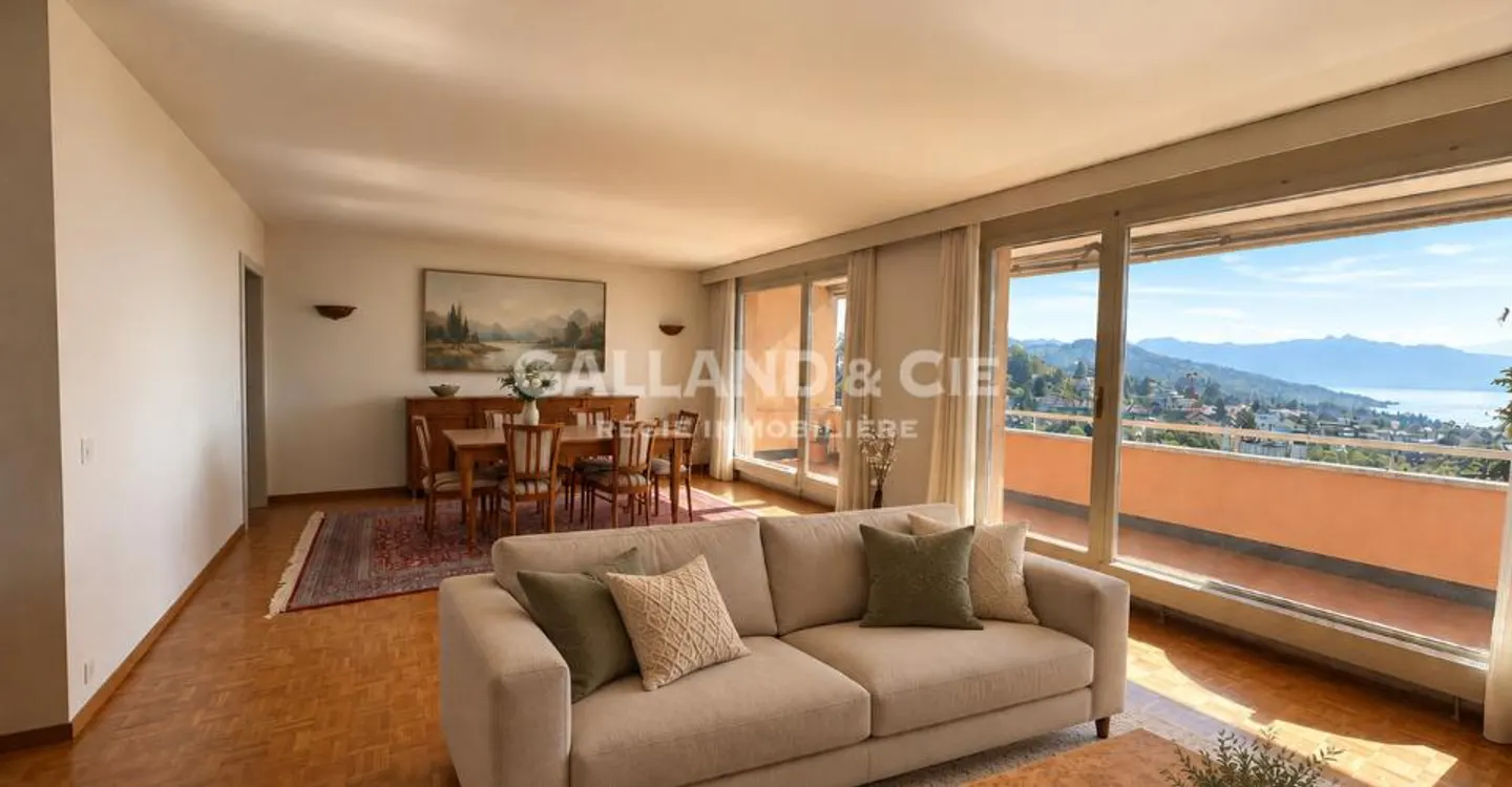 Spacious 3.5 rooms with view - ~ 130 m² - Photo 1 of 8
