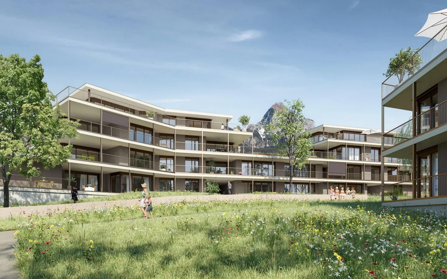 First Occupancy Grossfeldquartier Seewen – Living 4.5 Rooms with a View - Photo 1 of 19