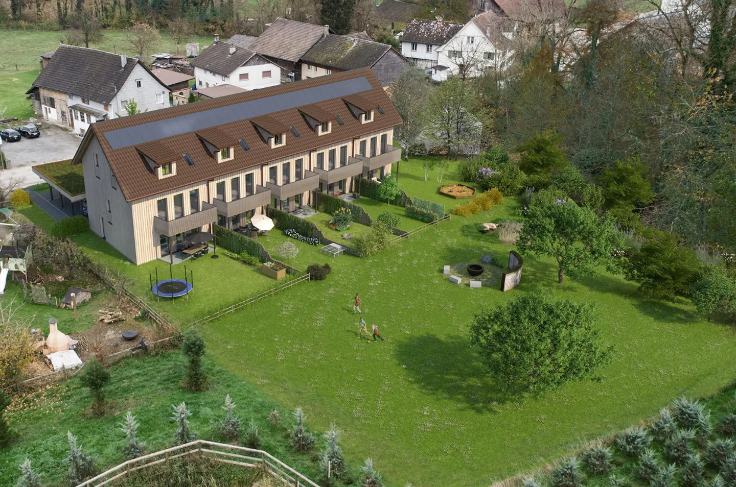 5 maisons mitoyennes à Salmsach - Photo 1 sur 5