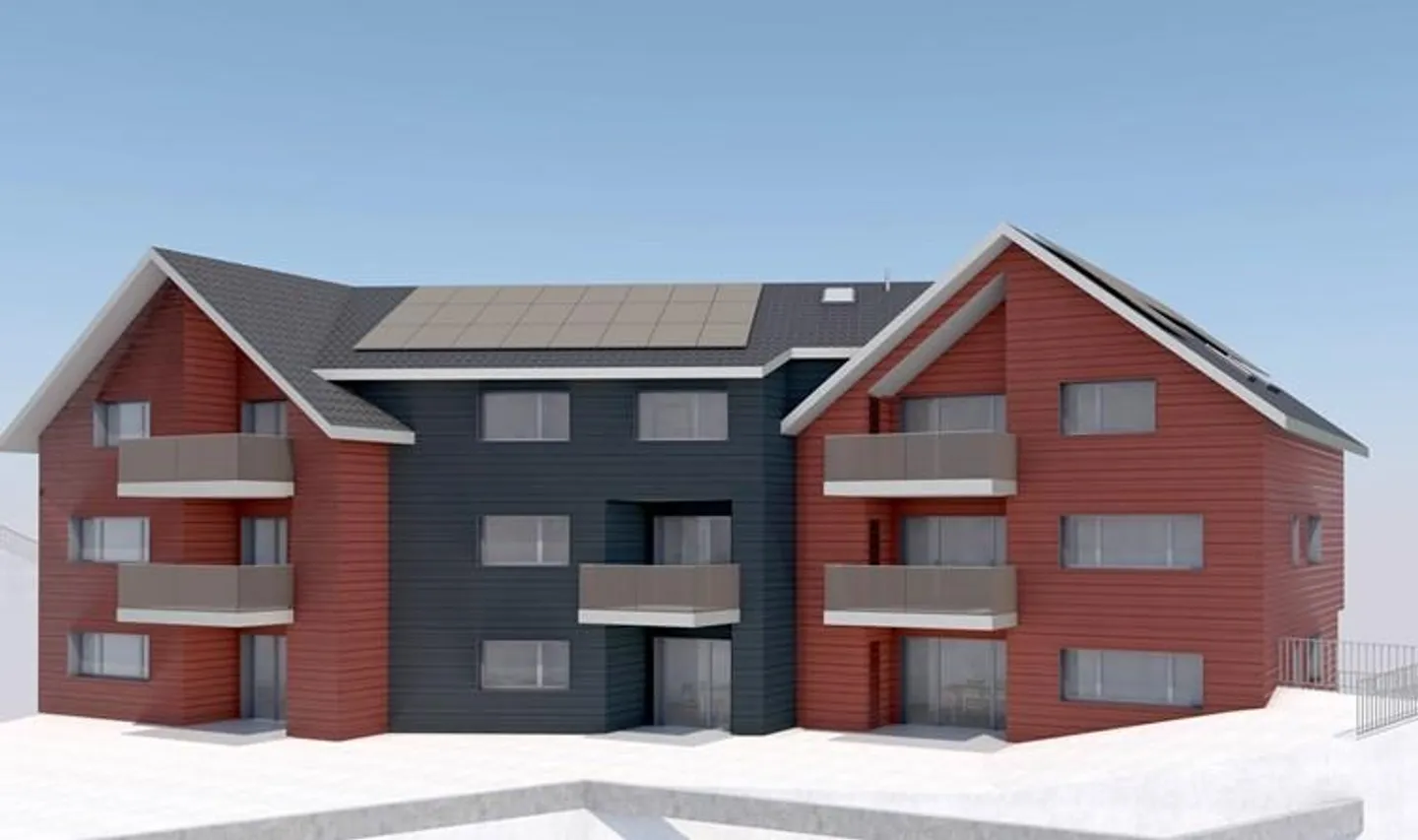 Appartamento 3.5 stanze di nuova costruzione al piano terra in affitto - Foto 1 di 8