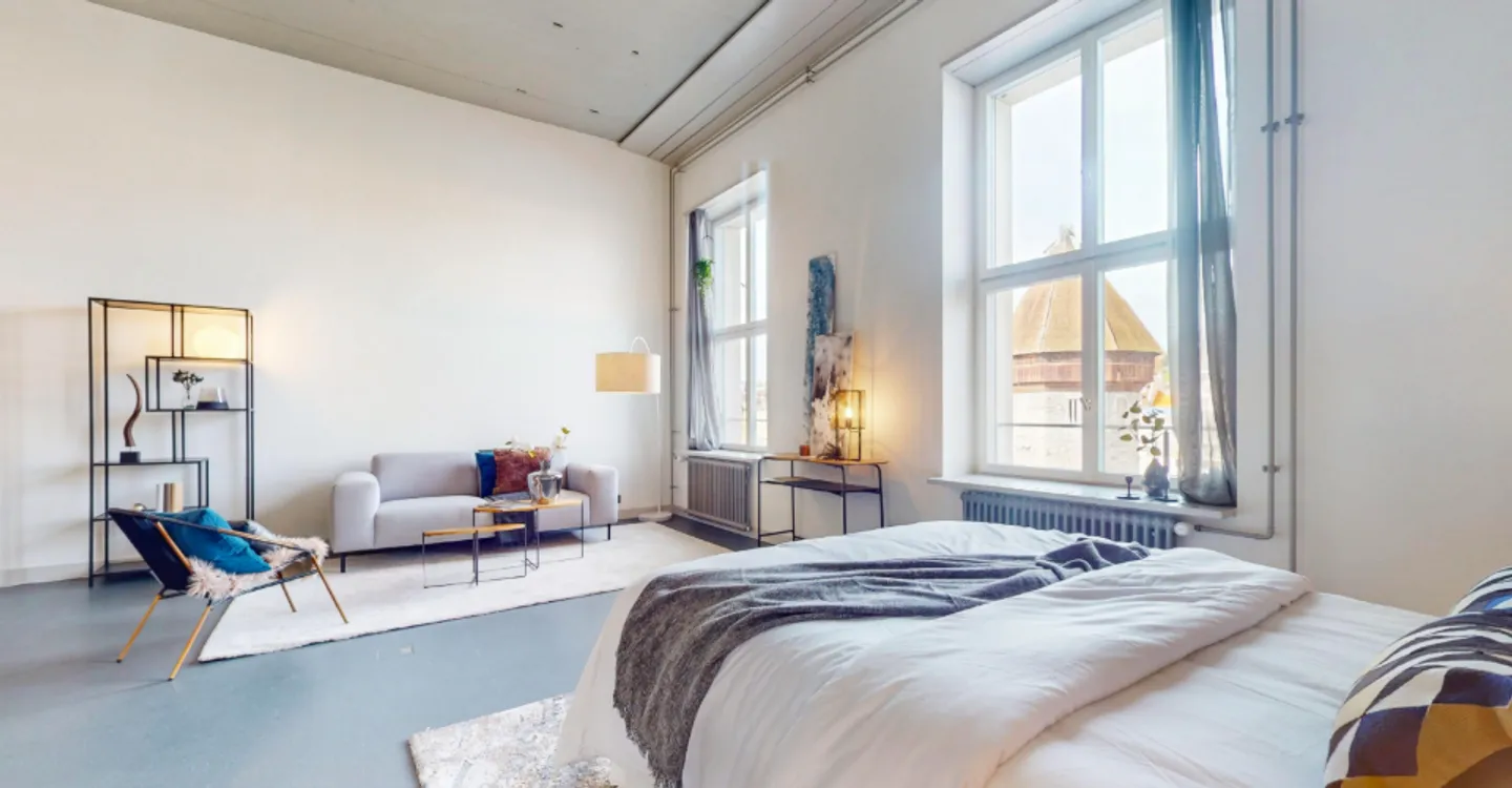 Loft mit Blick auf die Kapellbrücke - Foto 6 von 11