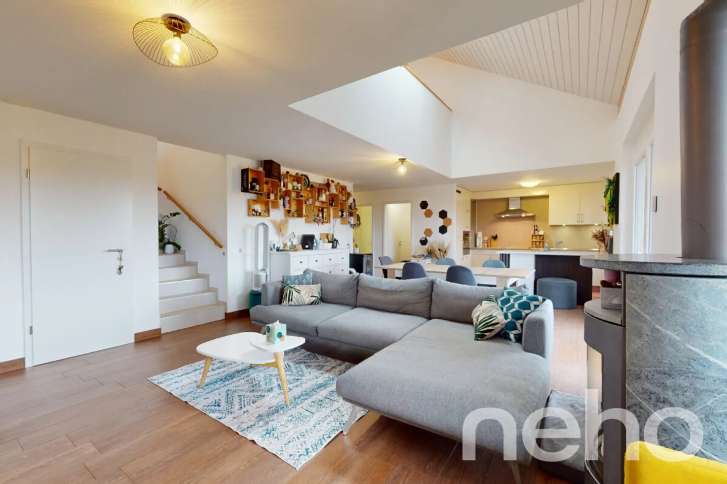 Duplex di carattere di 132 m² nel centro del pittoresco villaggio di Baulmes - Foto 3 di 12