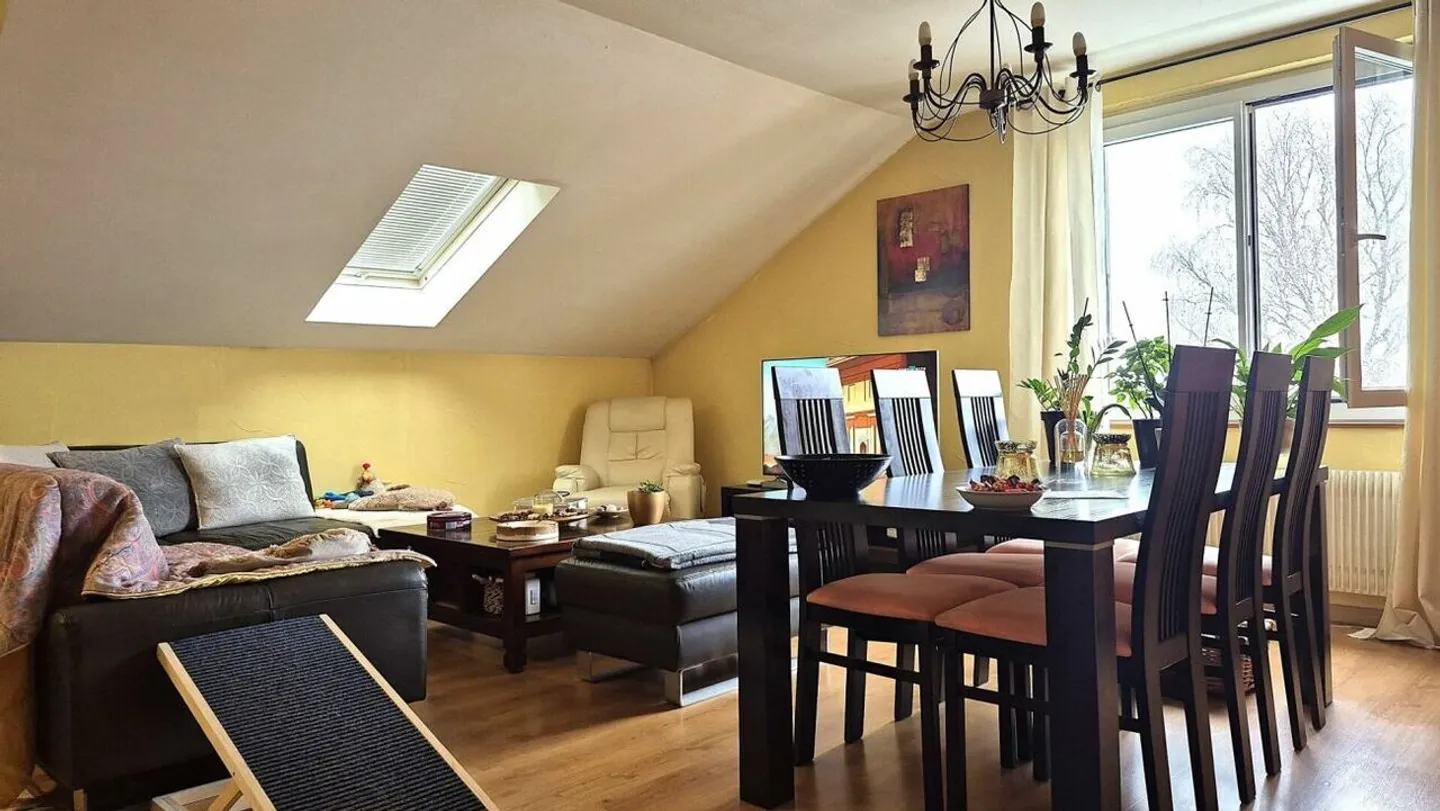 Stunning 6-room apartment with parking space and various outbuildings - Photo 3 of 18