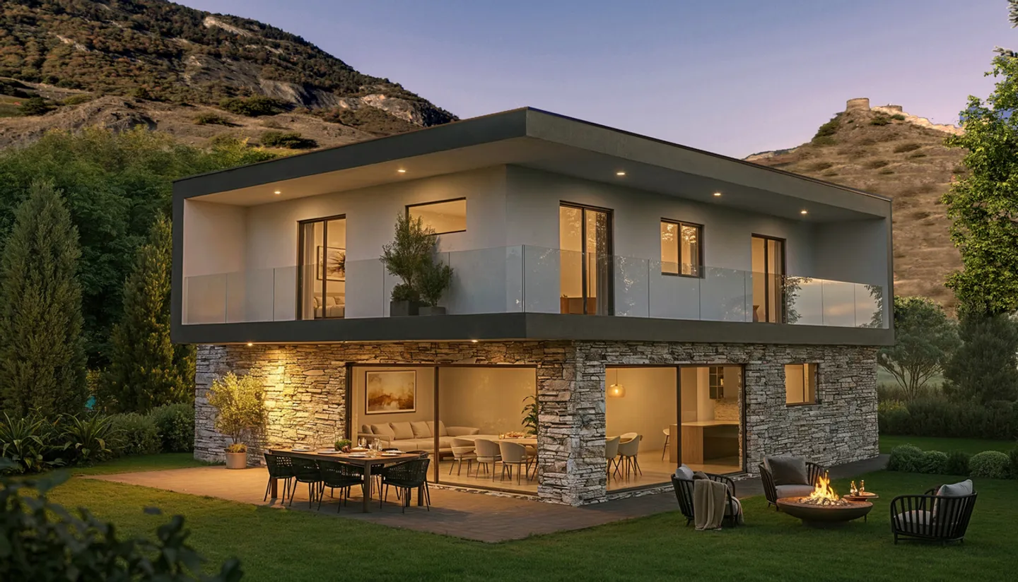 FOR SALE EXCEPTIONAL VILLA 5.5 ROOMS IN SAILLON - Photo 3 of 7