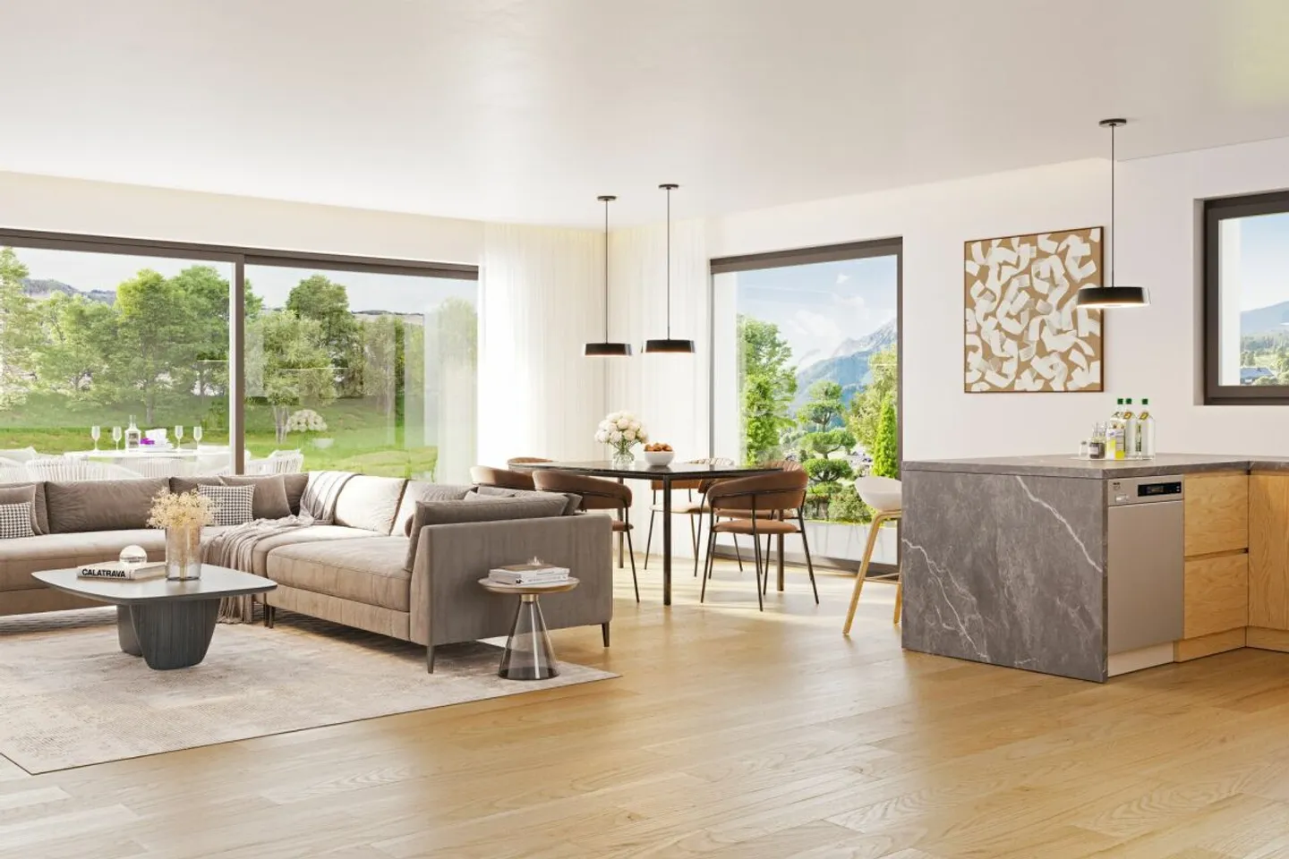 Reihenhaus-Villa mit 4,5 Zimmern in Choëx - Foto 2 von 3