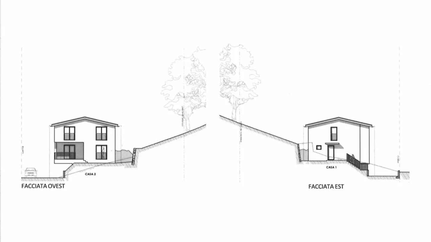 Casa unifamiliare con progetto edilizio approvato - Foto 1 di 5