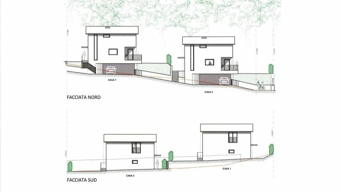 Casa unifamiliare con progetto edilizio approvato - Foto 2 di 5