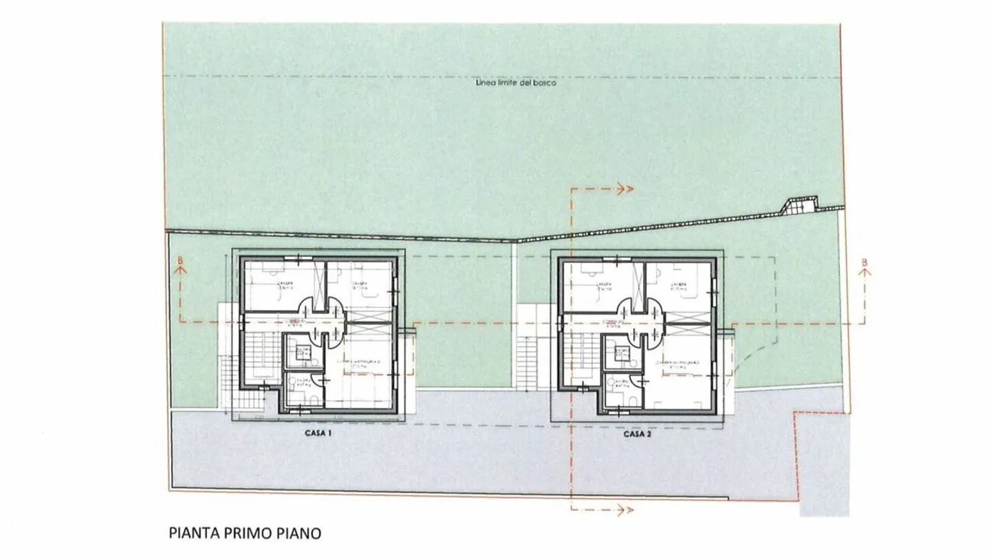 Casa unifamiliare con progetto edilizio approvato - Foto 4 di 5