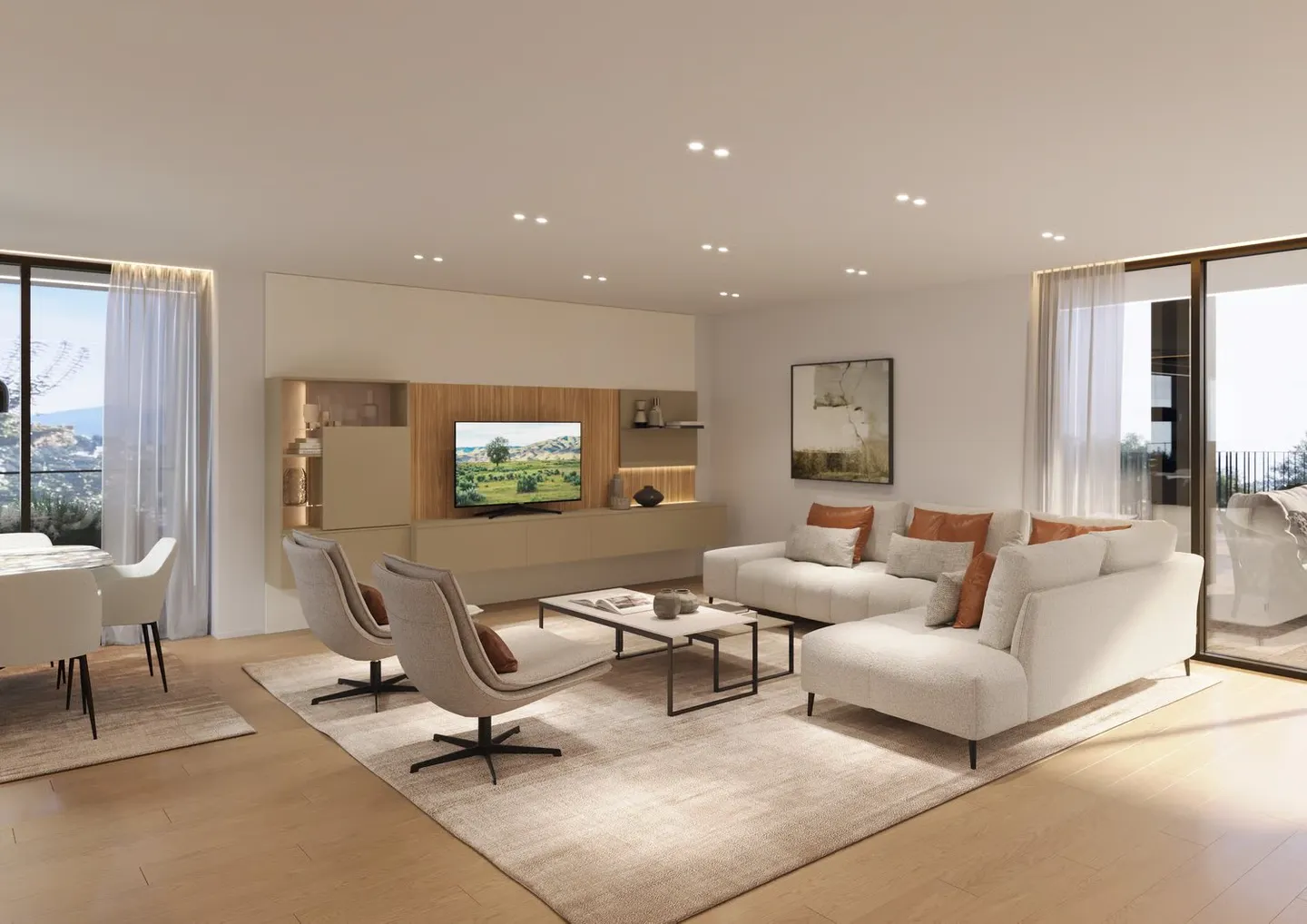 5.5 Rooms Penthouse – Exclusive Penthouse with Panoramic Terrace | Oasis Residence, Pregassona - Photo 5 of 20