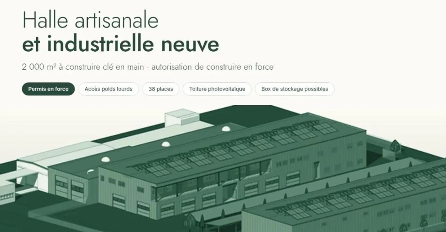 Nuova hall artigianale e industriale 2.000 m² Aproz (Nendaz) - Foto 1 di 2