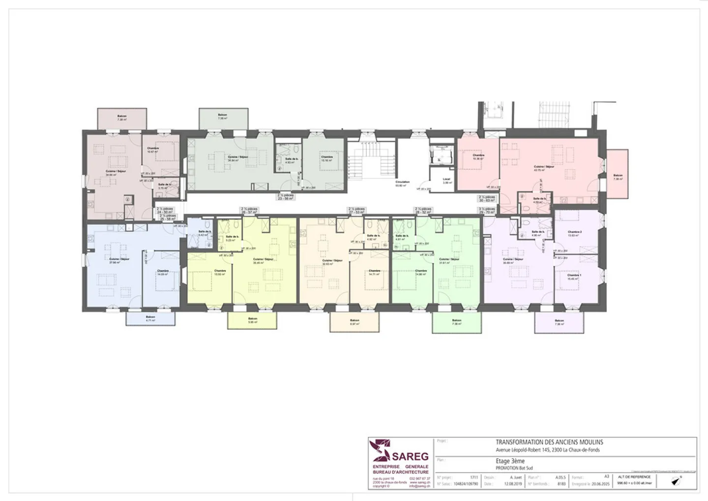2.5-Room Half-Timbered Apartment with Balcony - Photo 9 of 11