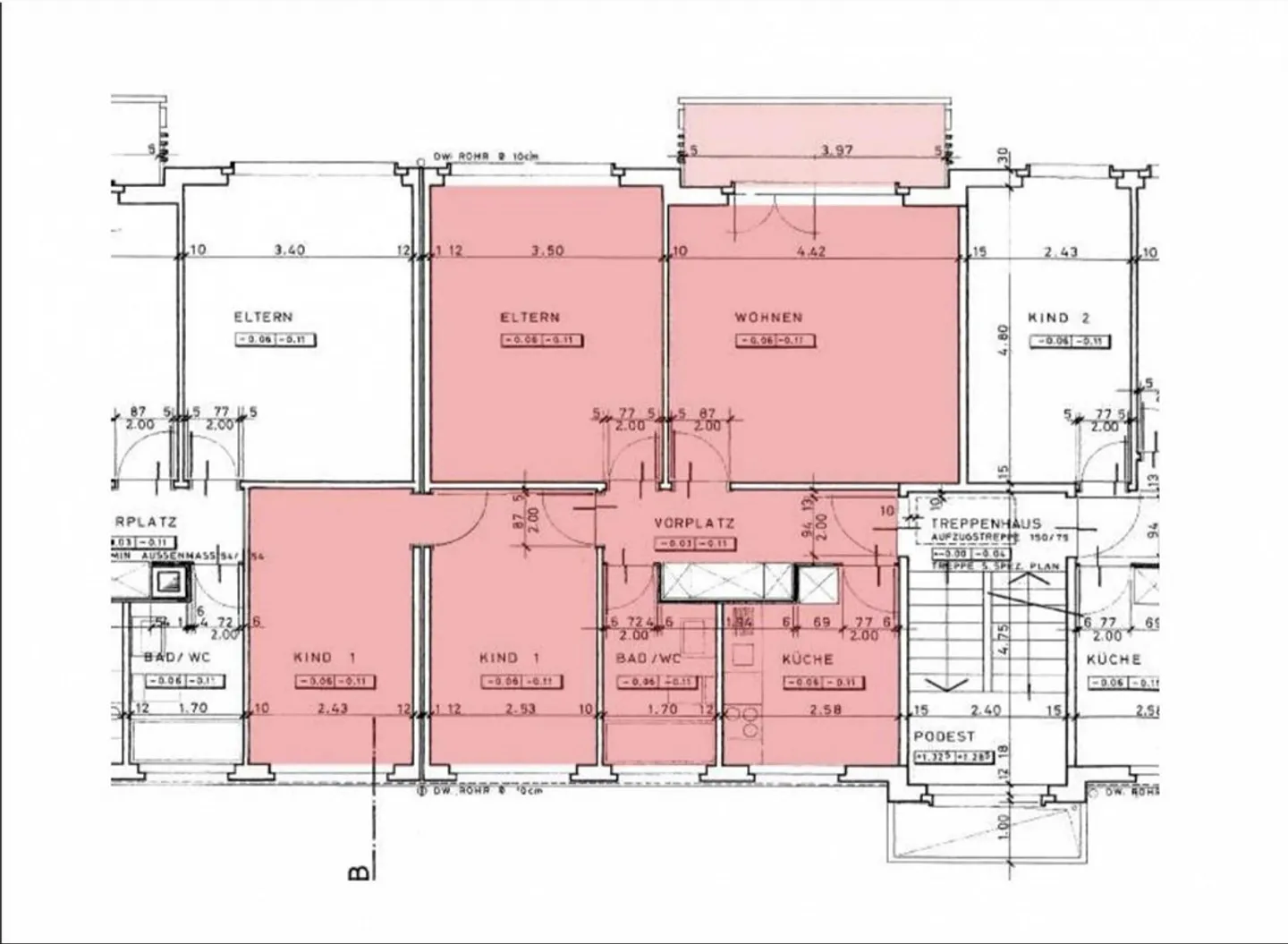 4.5 Zimmer-Wohnung an ruhiger Lage - Foto 9 von 9