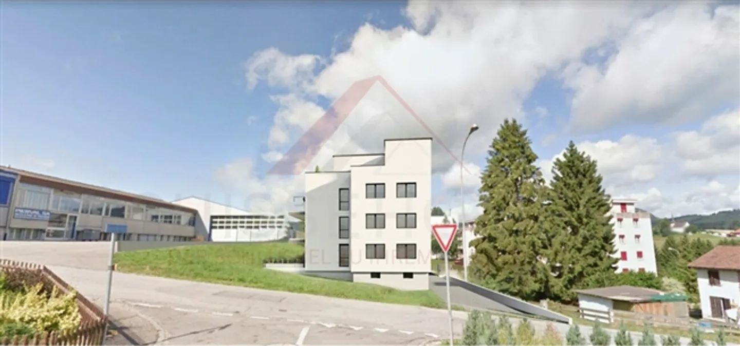 «Attraktives Baugrundstück mit bewilligtem Projekt für 11 moderne Wohnungen in Reconvilier (Berner Jura)» - Foto 3 von 13