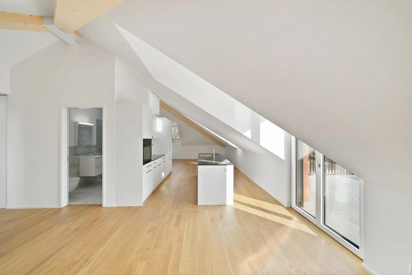 Appartement sous les combles 3 1/2 pièces - Nouvelle construction au bord du lac de Constance, connecté à la nature, moderne - Photo 10 sur 23