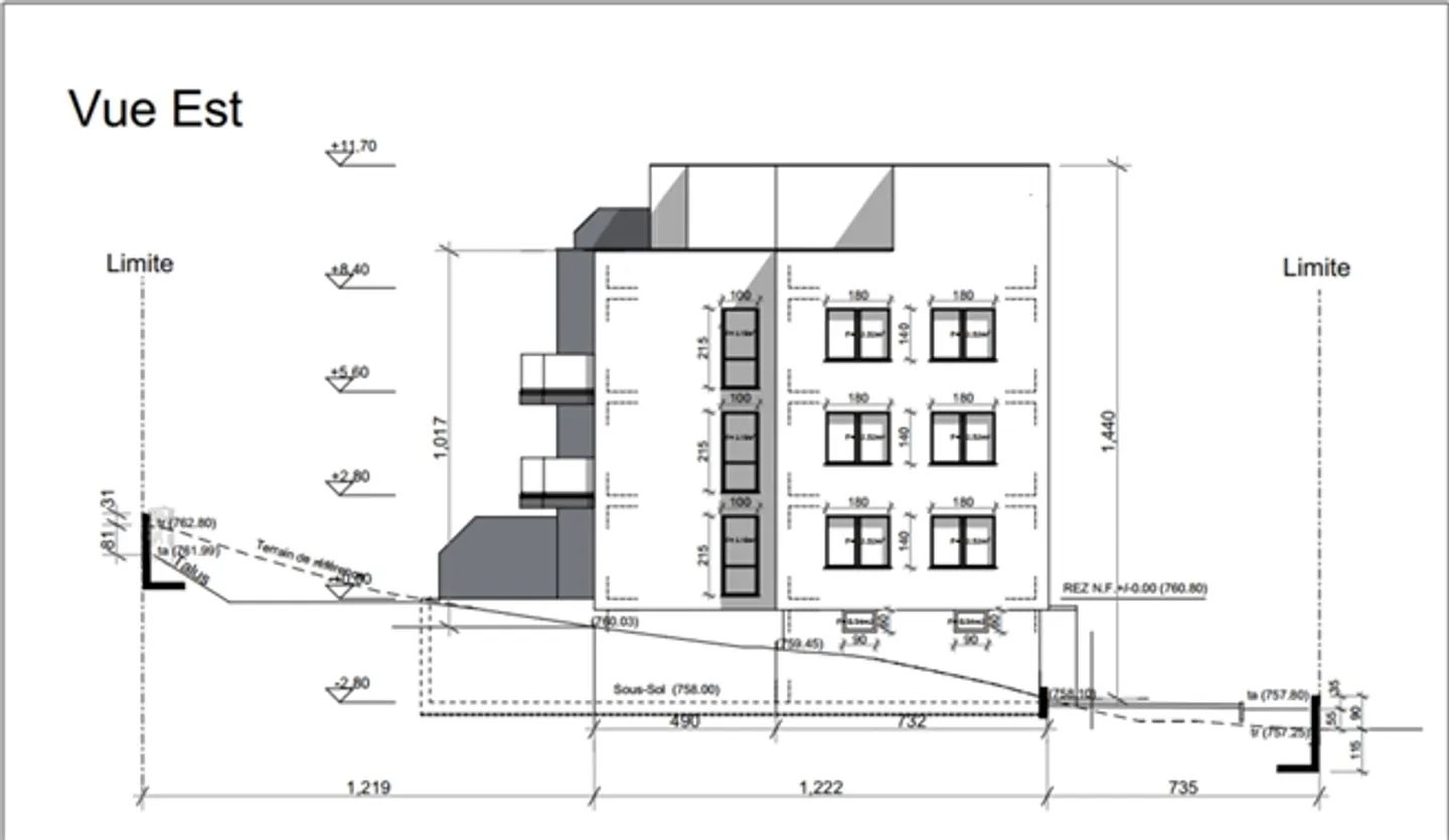 «Attraktives Baugrundstück mit bewilligtem Projekt für 11 moderne Wohnungen in Reconvilier (Berner Jura)» - Foto 11 von 13