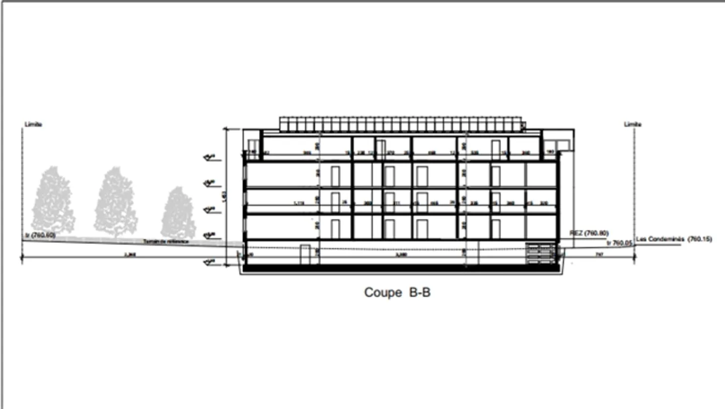 «Attraktives Baugrundstück mit bewilligtem Projekt für 11 moderne Wohnungen in Reconvilier (Berner Jura)» - Foto 13 von 13