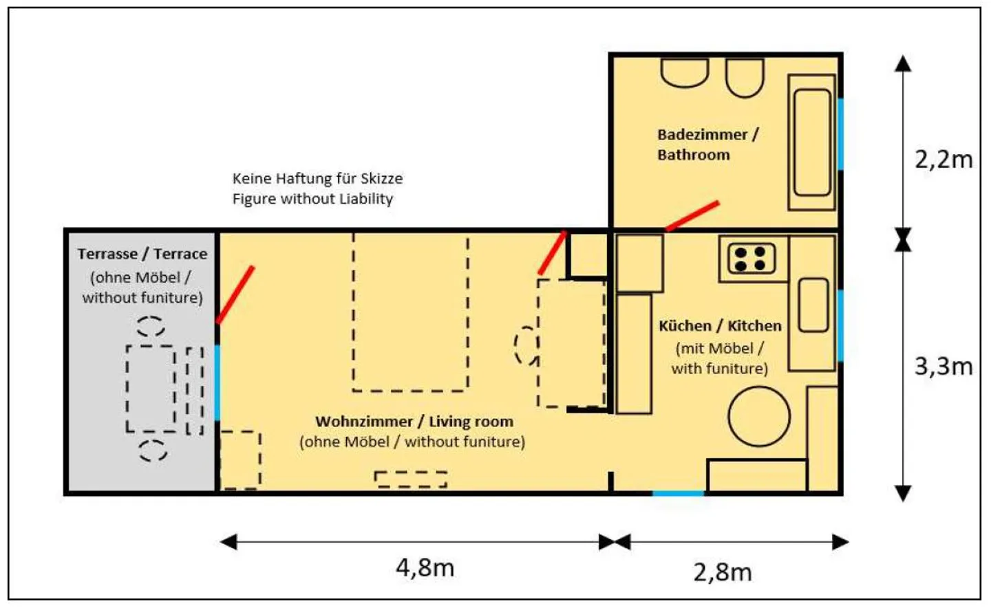 «1.5 Zimmer Wohnung» - Foto 1 von 5