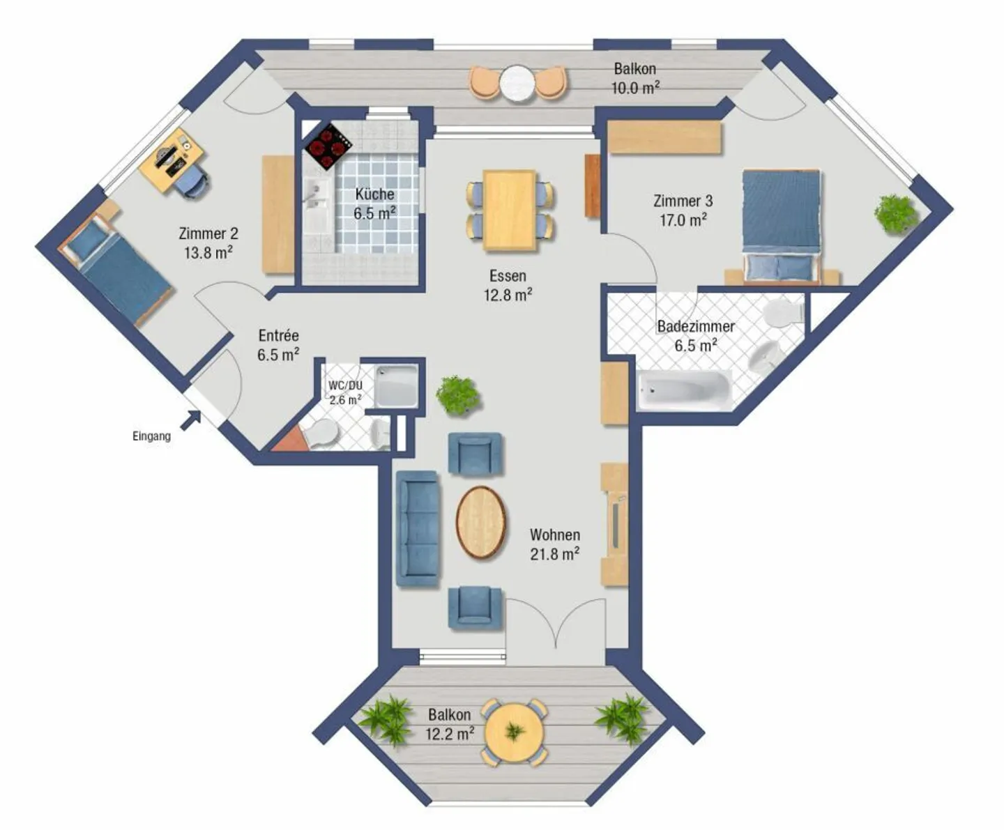 3.5-room apartment in a quiet location - Photo 15 of 15