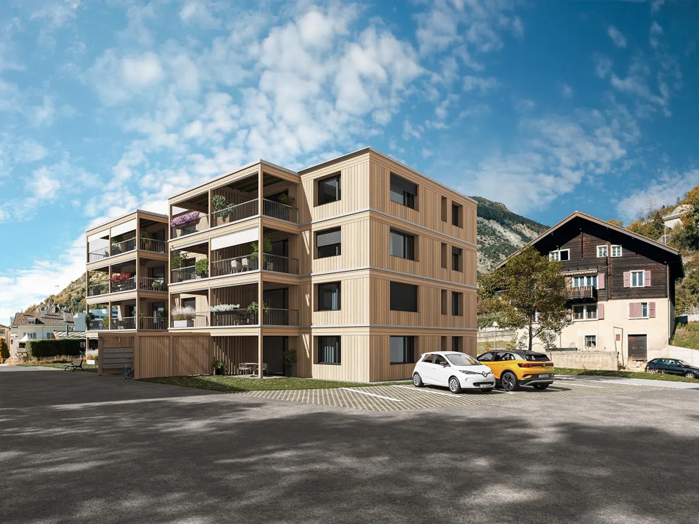 Vivre sainement dans un appartement au rez-de-chaussée de 5 1/2 pièces avec 150 m2 de pelouse privée pour jouer ou pour les fleurs - Photo 5 sur 6
