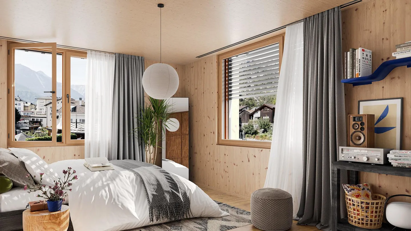 Vivre sainement dans un appartement au rez-de-chaussée de 5 1/2 pièces avec 150 m2 de pelouse privée pour jouer ou pour les fleurs - Photo 3 sur 6