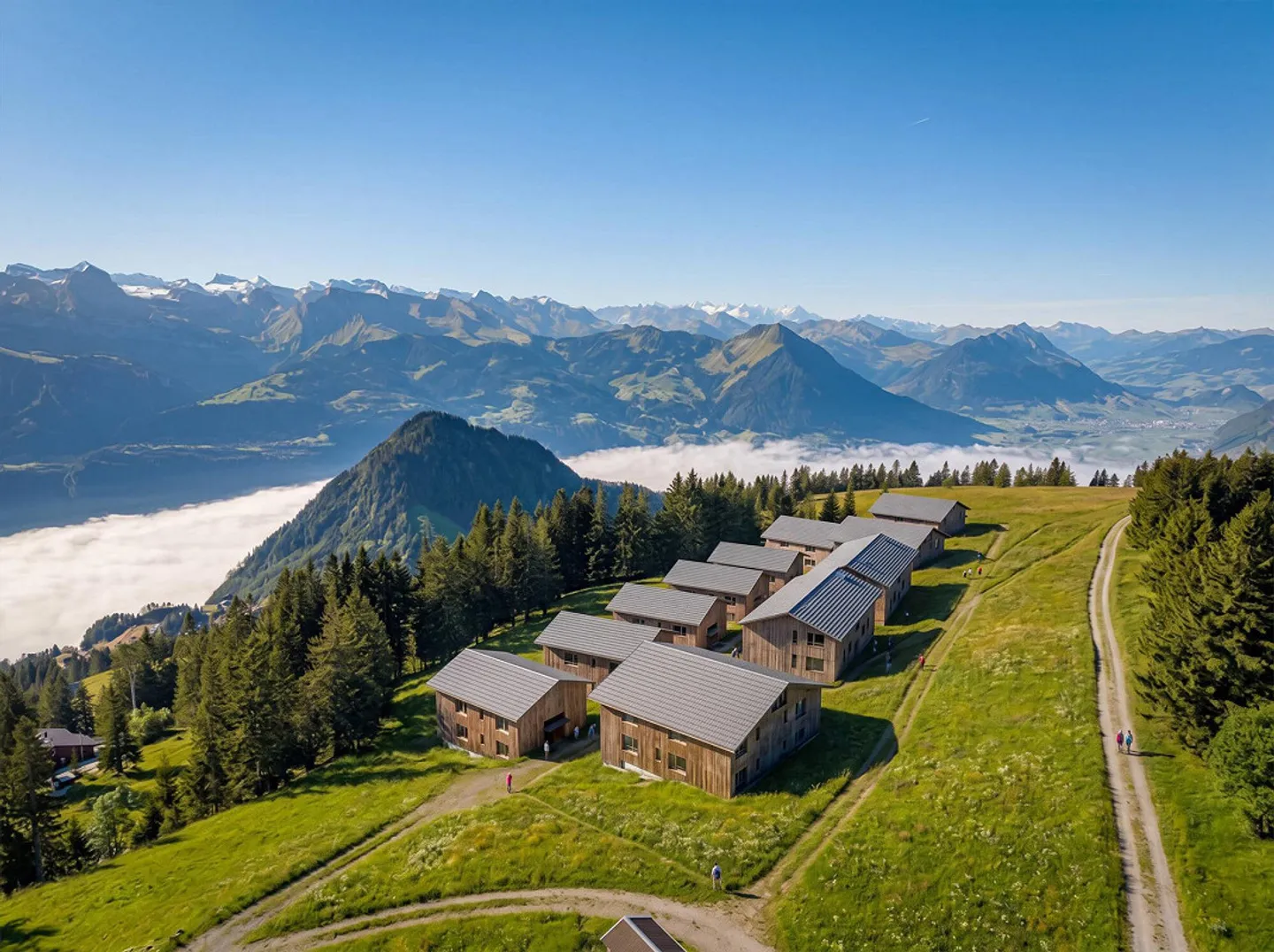 RIGI - QUEEN OF THE MOUNTAINS: 7,000 m² LARGE, EXCLUSIVE HOTEL BUILDING LAND - Photo 1 of 5