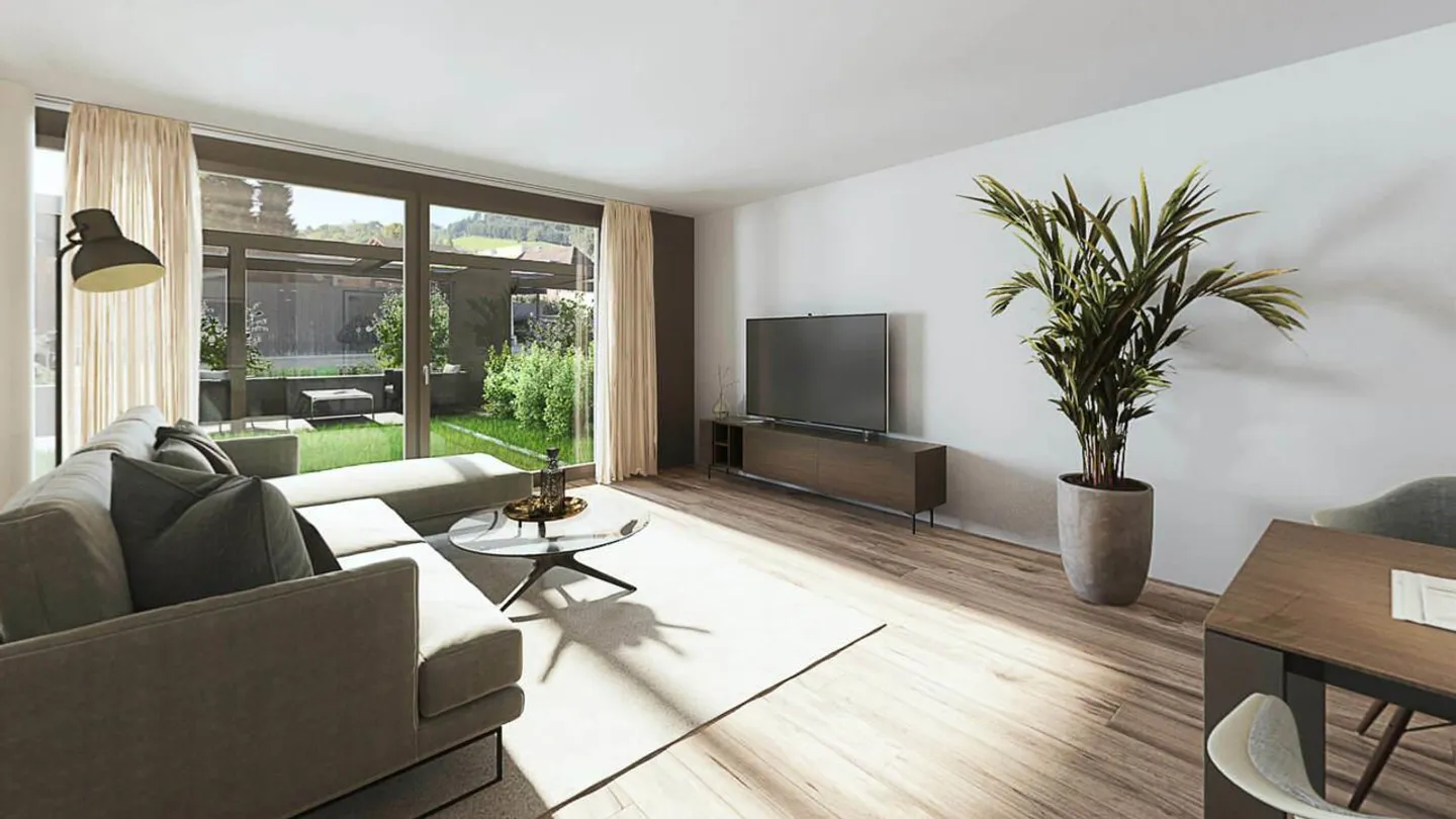 Near the Old Town: Top 3.5-Room Garden Apartment! Quiet & yet central - Photo 4 of 10
