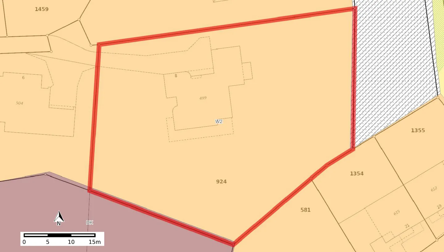 Terreno edificabile attraente di 2.084 m² in zona residenziale W2 - in una posizione centrale e elevata con vista libera - Foto 1 di 7