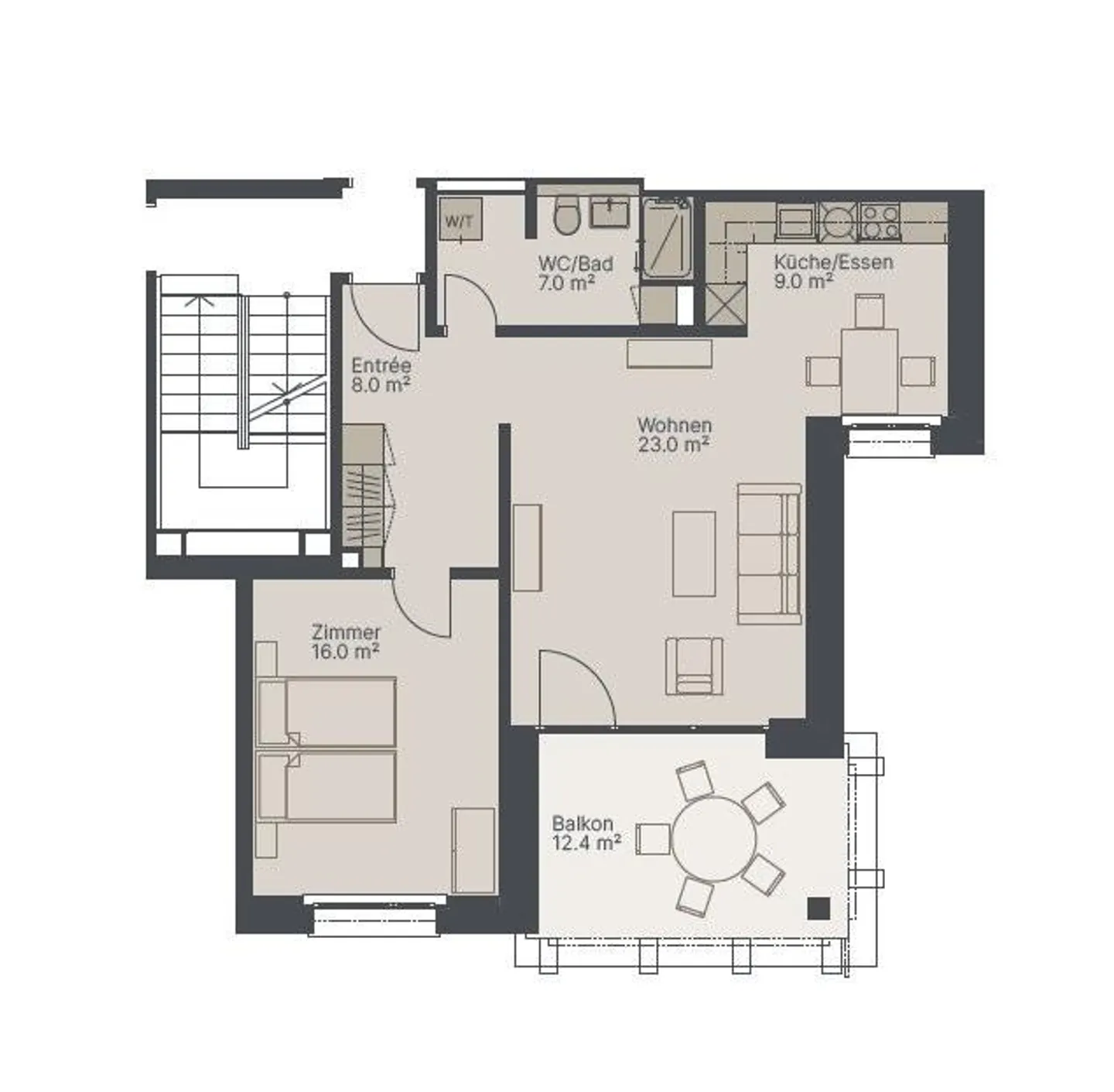Appartement confortable avec grand balcon - Photo 9 sur 10