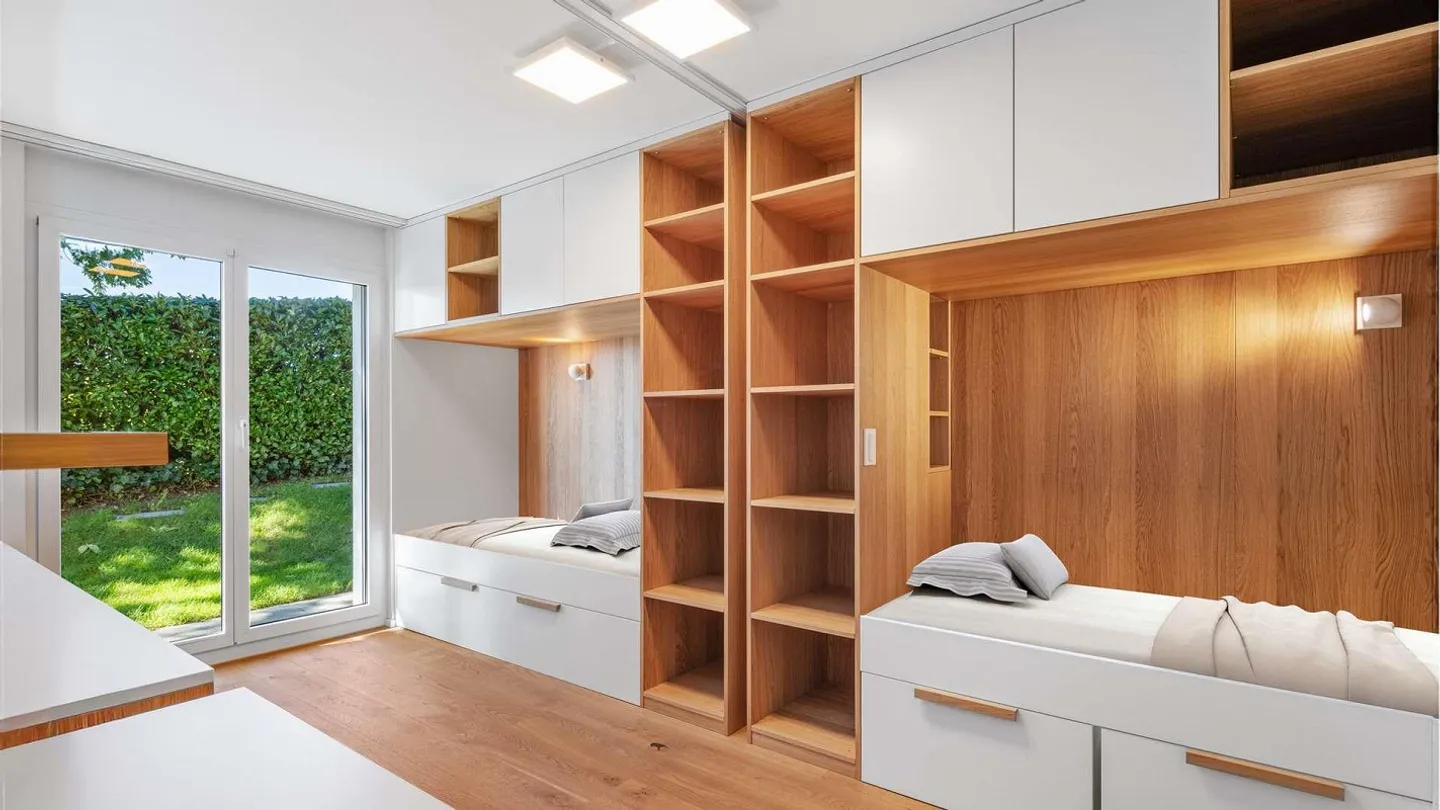 L'idillio verde incontra l'abitare moderno: Incantevole appartamento giardino 4.5 stanze - Foto 6 di 10
