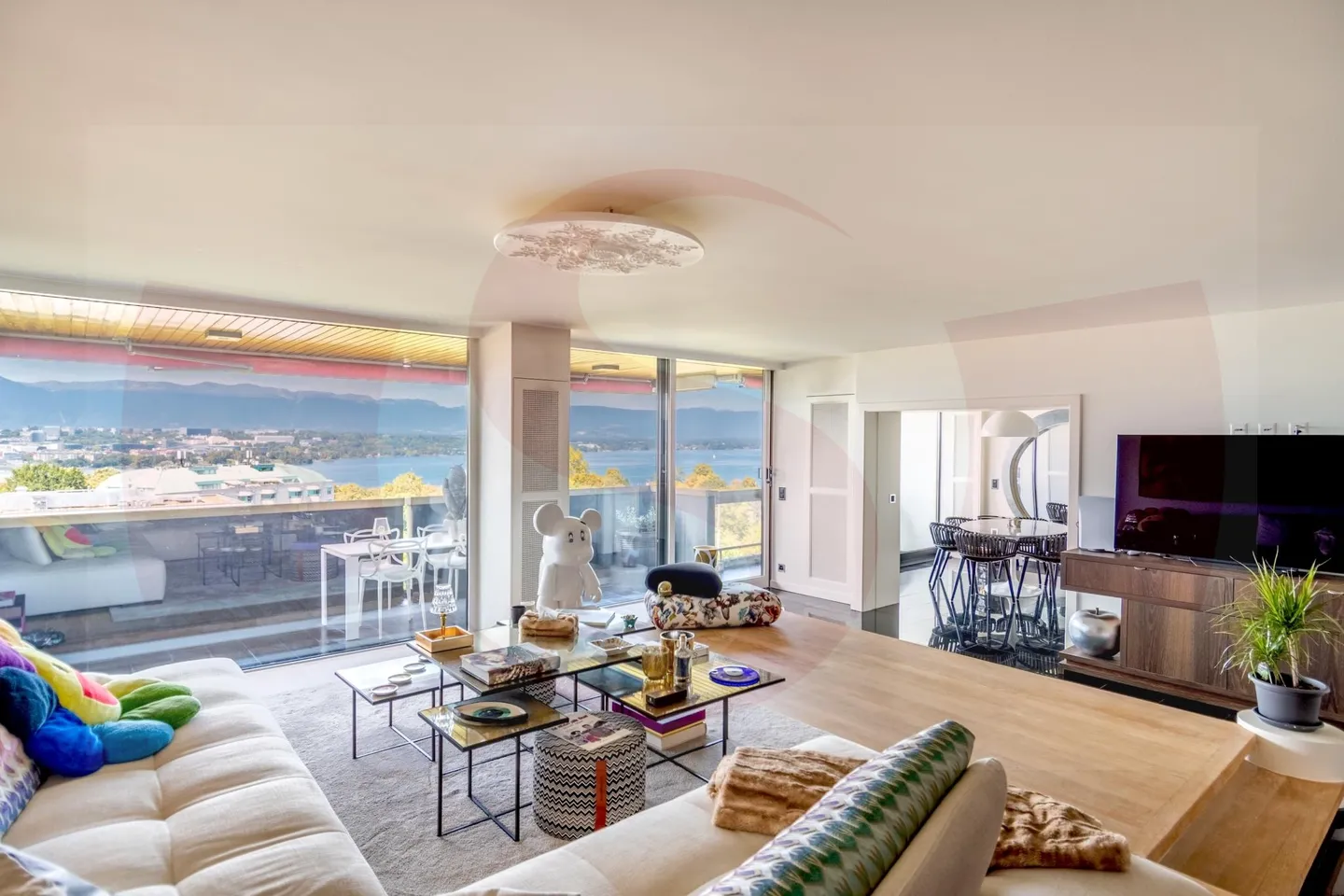 Außergewöhnliche Wohnung mit Blick auf Genf - Exklusivität - Foto 3 von 10