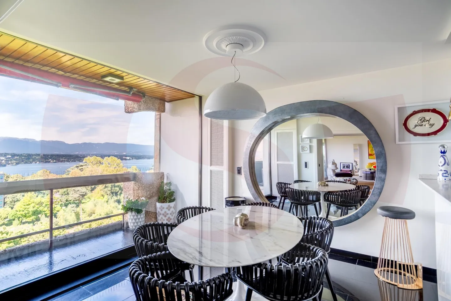 Außergewöhnliche Wohnung mit Blick auf Genf - Exklusivität - Foto 7 von 10