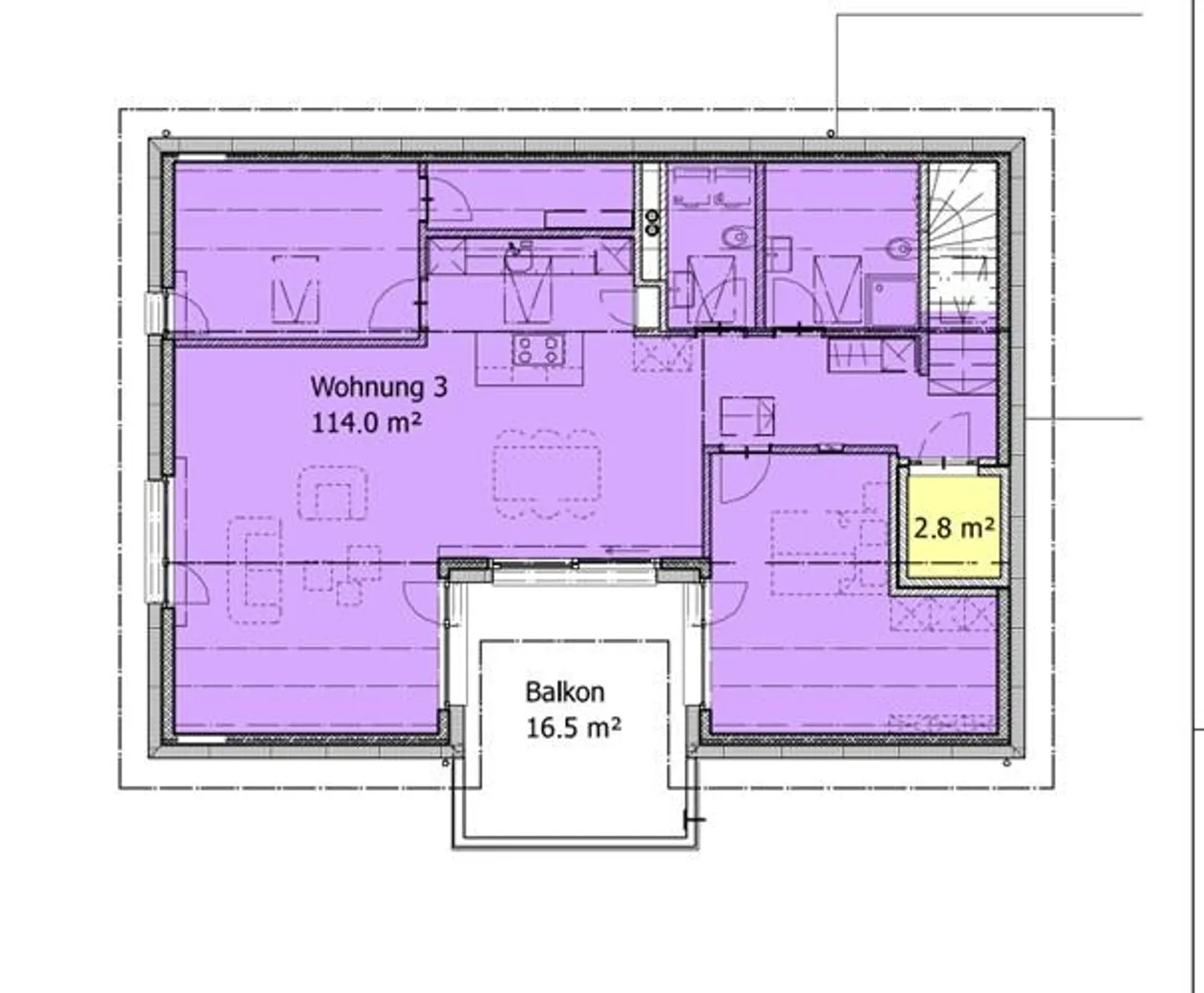 Modernes Apartment in Möriken - Foto 3 von 9