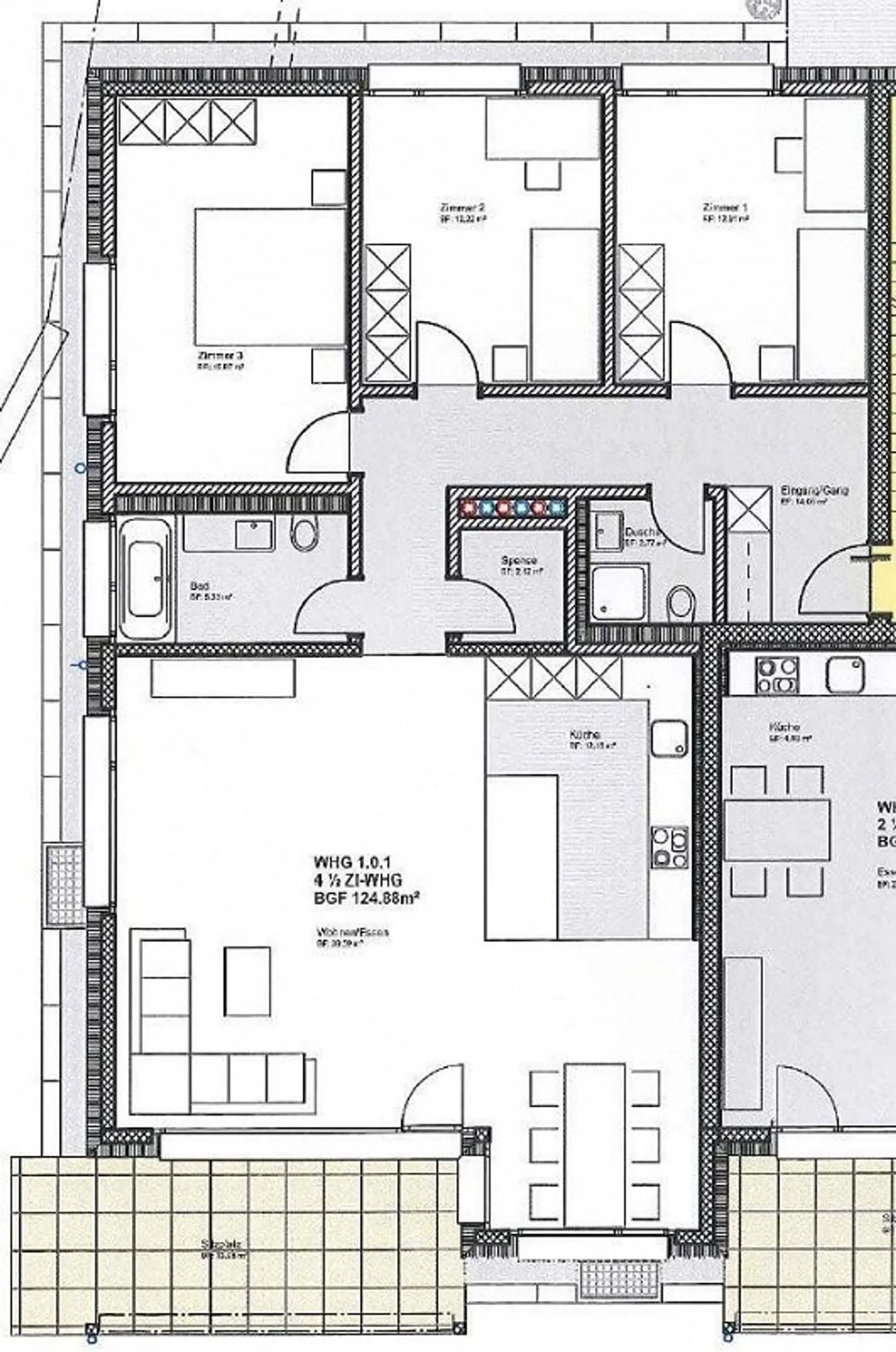 Appartement moderne de 4,5 pièces à louer à Felsberg ! - Photo 7 sur 7