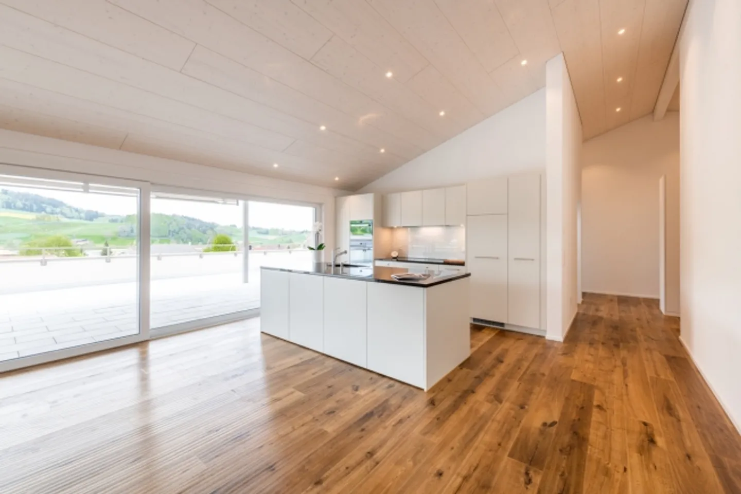 «Grosszügiges Wohnkonzept mit schöner Aussicht» - Foto 1 von 7