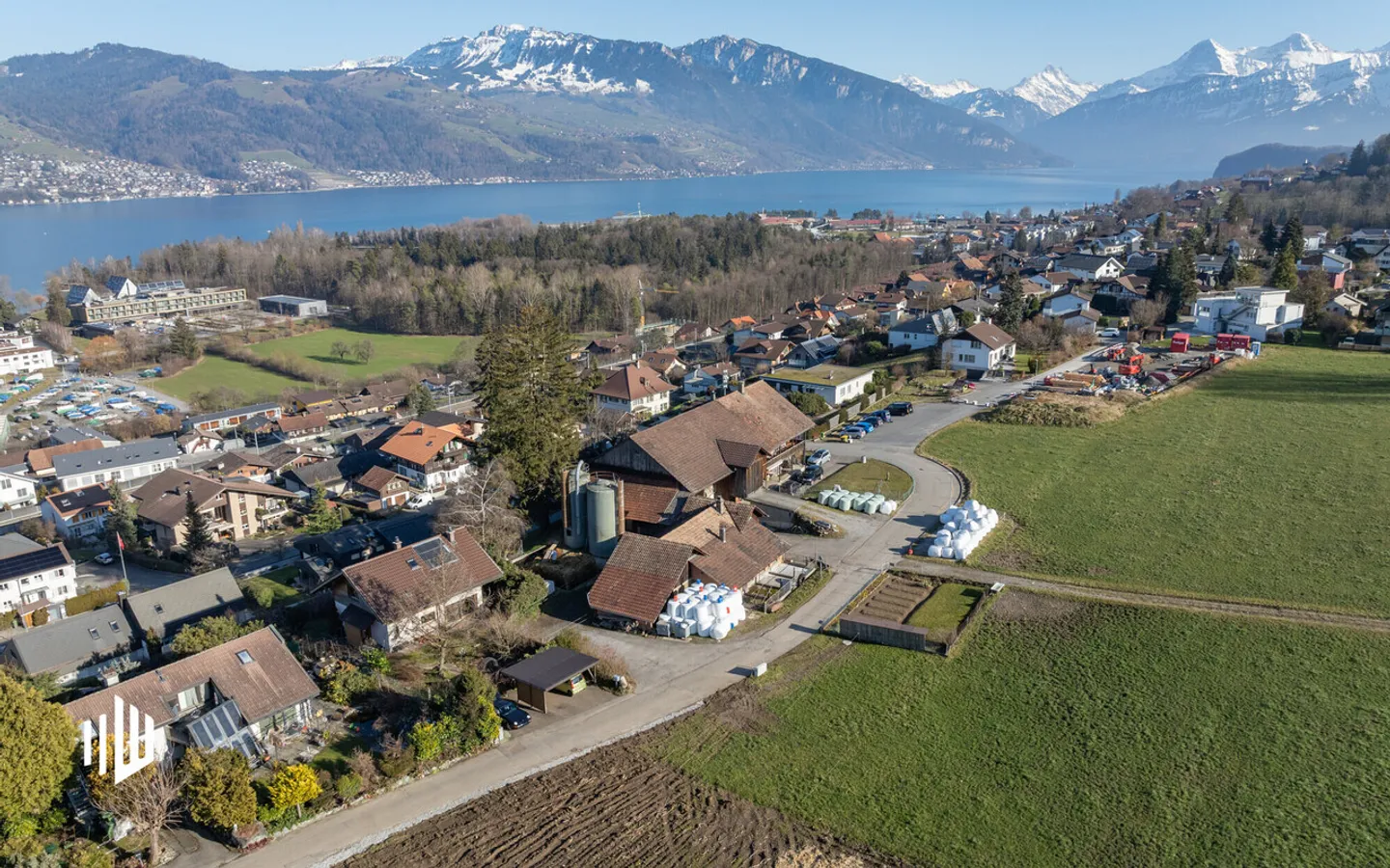 Terrain de construction à Gwatt - Photo 1 sur 4