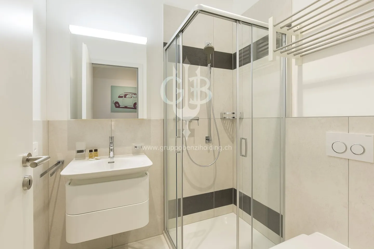 Zentrales 3,5-Zimmer-Apartment in Lugano - Foto 8 von 19