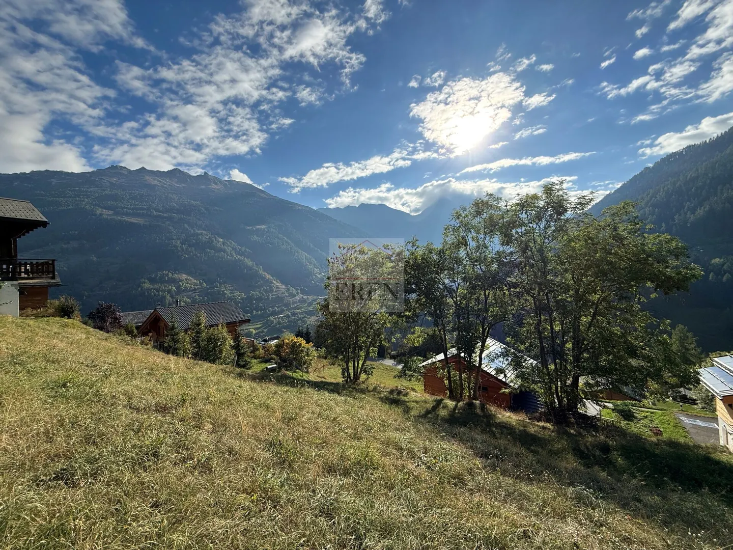 Wunderschönes Baugrundstück mit Blick auf die Berge und Sonne in Grimentz - Foto 5 von 7