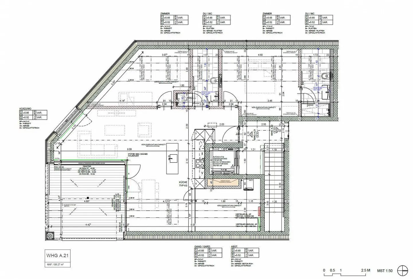 Appartamento attico 3 1/2 locali ultra moderno con loggia e vista lago a Mörschwil - Foto 10 di 10