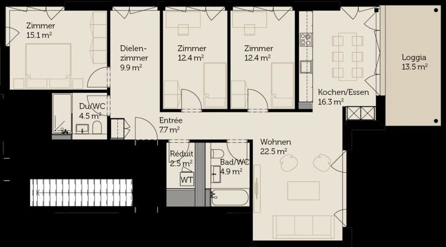 4.5-Zimmerwohnung in der Überbauung Lea - wohne Dein Glück - Foto 10 von 10