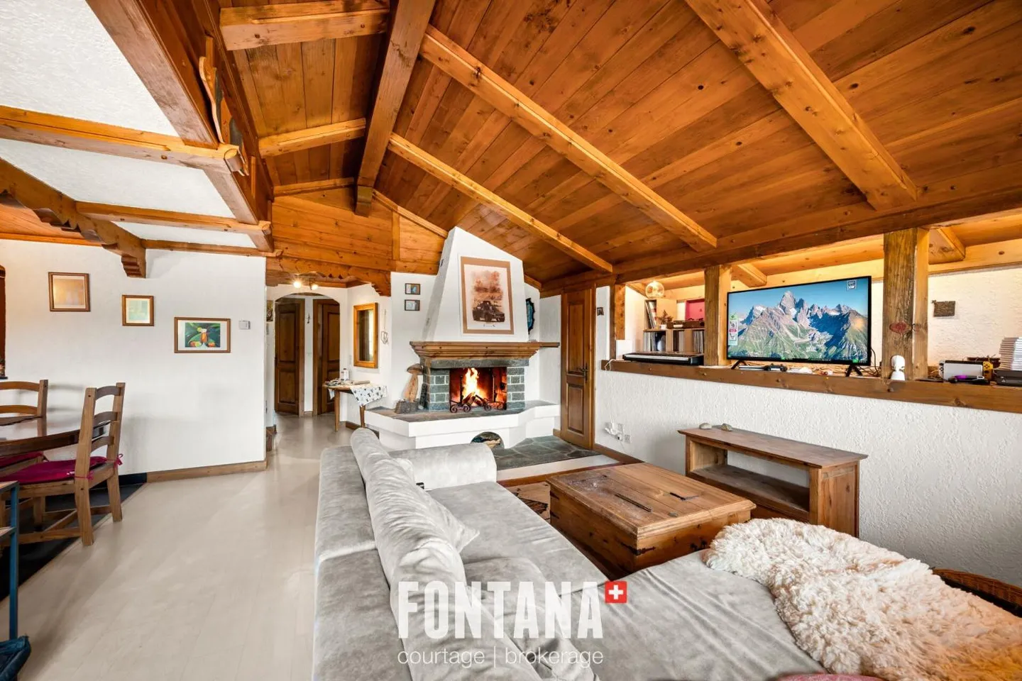 Duplex in Leysin mit Balkon - Foto 4 von 13